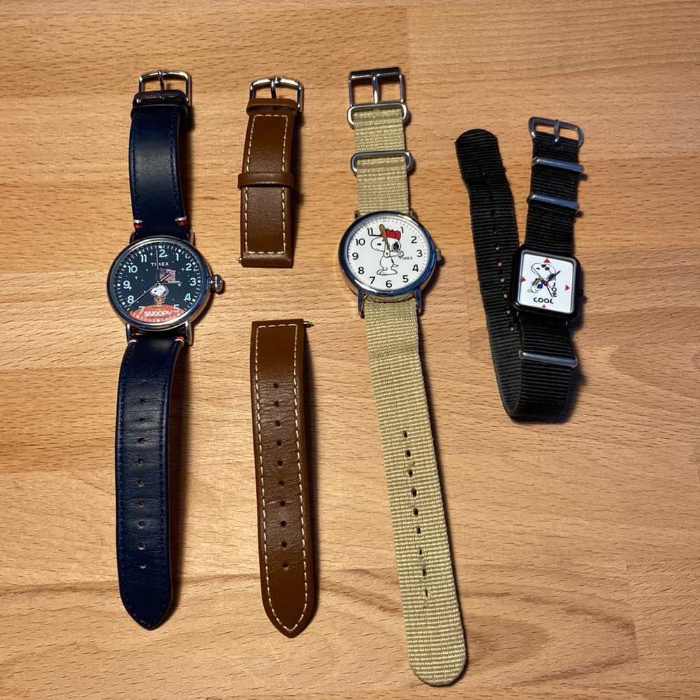 Snoopy Watch Set (3 watches)